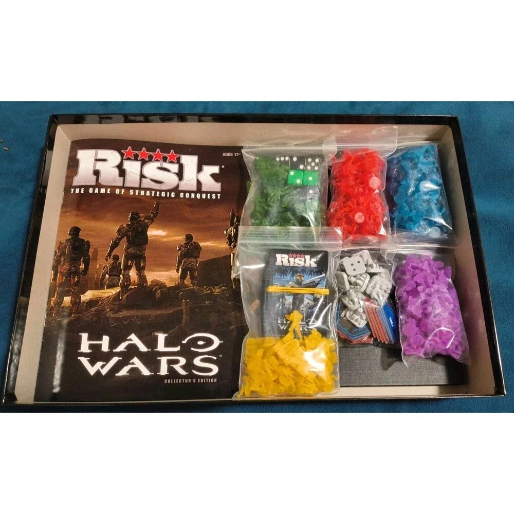 2009 Risk Halo Wars Collector's Edition Board Game 98% Complete